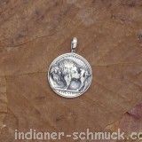 Kettenanhnger Bffel mit Gravur aus Sterlingsilber