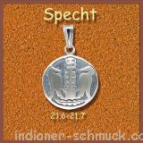 Indianeramulett, Sternzeichen Specht (Krebs)